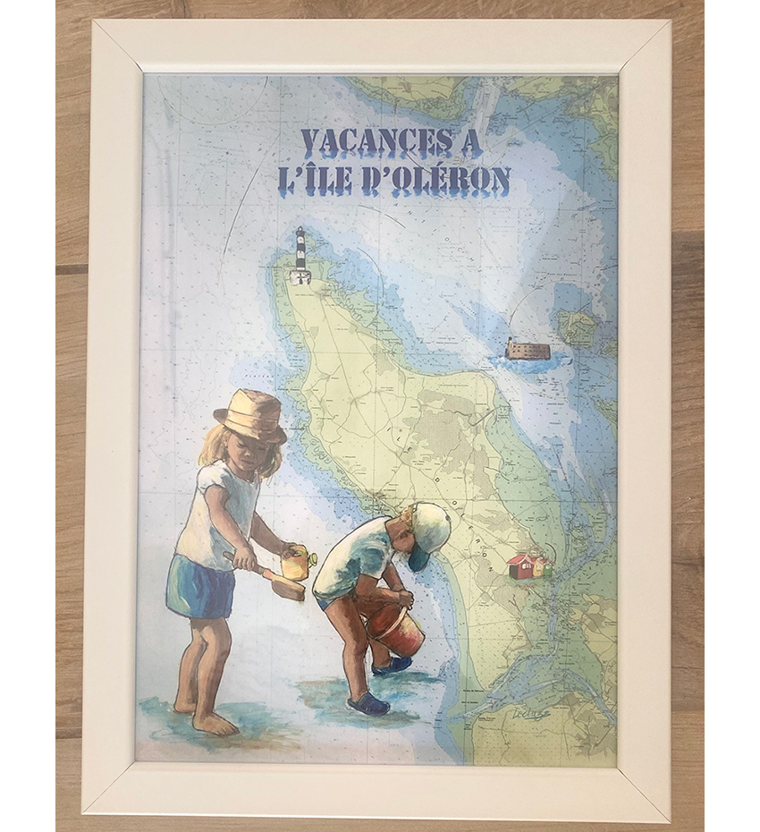 Option - Reproduction peinture personnalisée 21 x 30